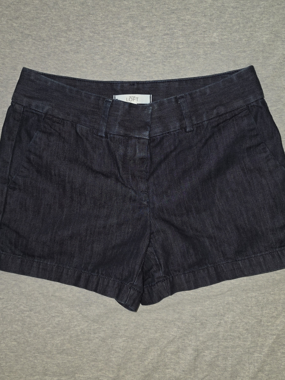 LOFT Dark Indigo Jean Shorts